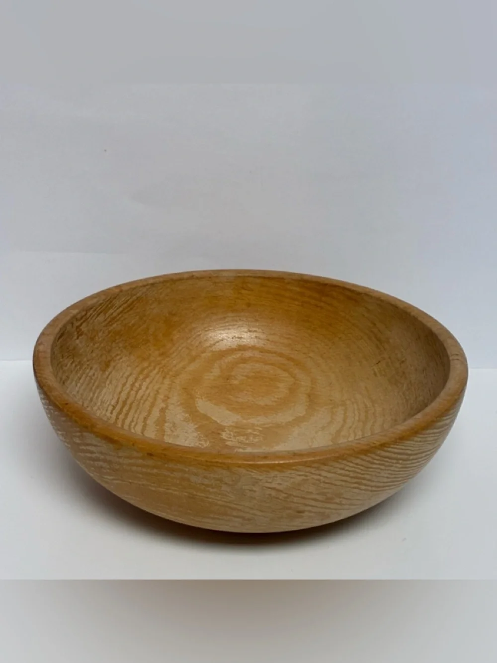 Vintage Wooden Serving Bowl